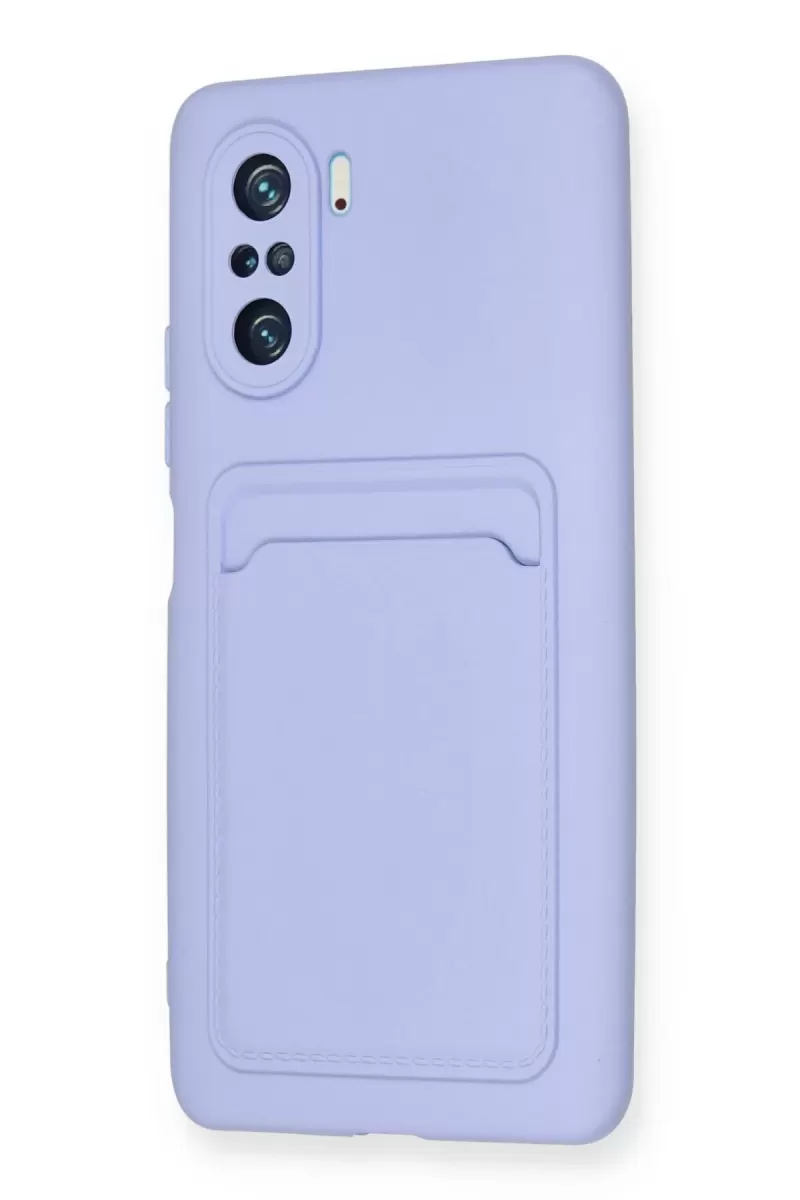 Newface Xiaomi Mi 11i Kılıf Kelvin Kartvizitli Silikon - Lila