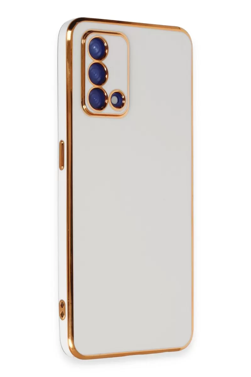 Newface Oppo A74 4G Kılıf Volet Silikon - Beyaz