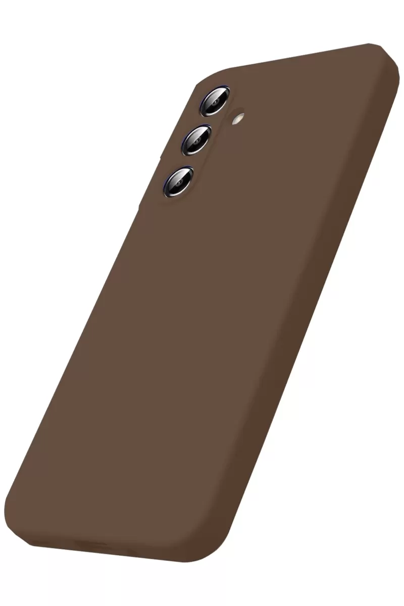 Newface Samsung Galaxy A57 5G First Silikon - Kahverengi