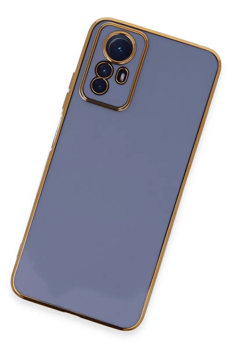 Newface Xiaomi Redmi Note 12S Kılıf Volet Silikon - Mavi