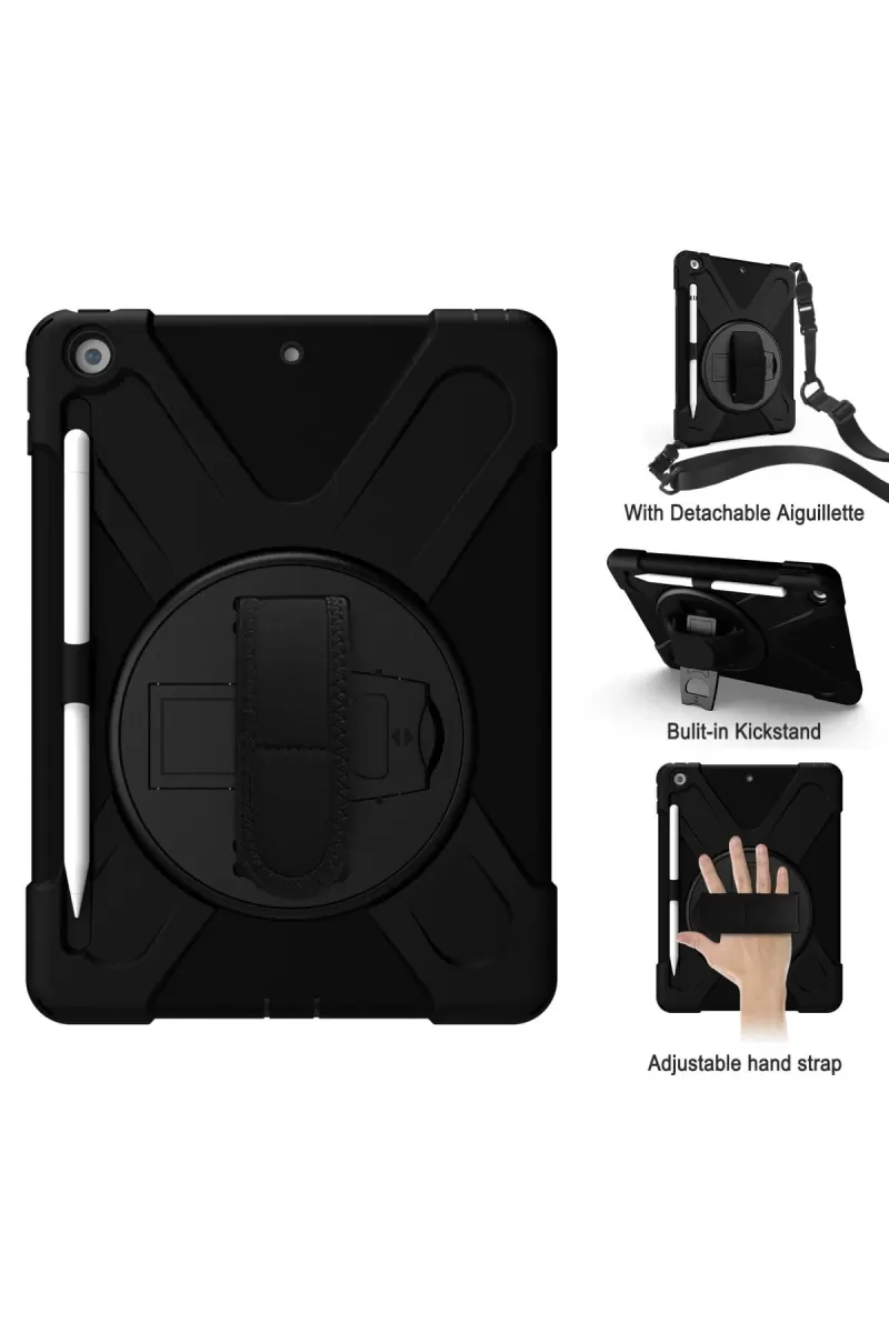 Newface Apple iPad Air 13 (2024) Kılıf Amazing Tablet Kapak - Siyah