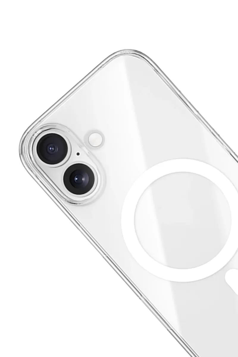 Newface Apple iPhone 17 Kılıf Pc Real Magsafe Kapak - Şeffaf