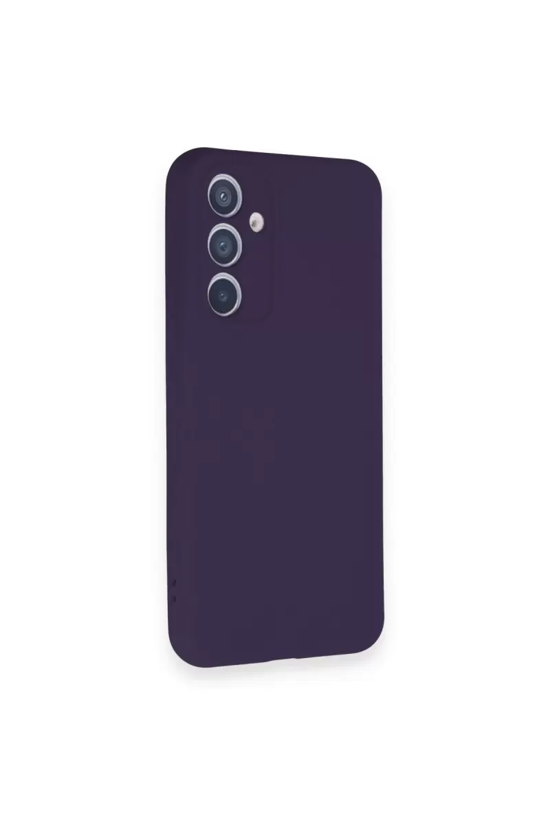Newface Samsung Galaxy A54 5G Kılıf Nano içi Kadife Silikon - Mor