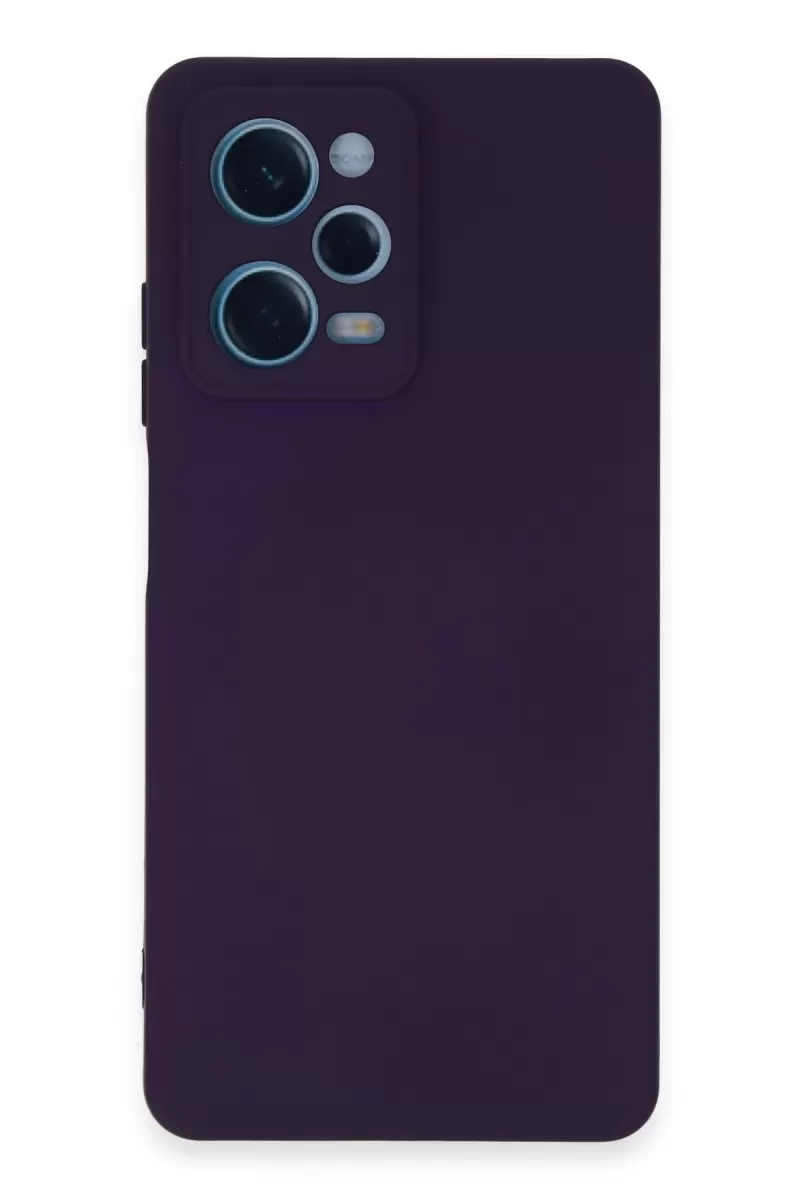 Newface Xiaomi Redmi Note 12 Pro 5G Kılıf Nano içi Kadife Silikon - Mor