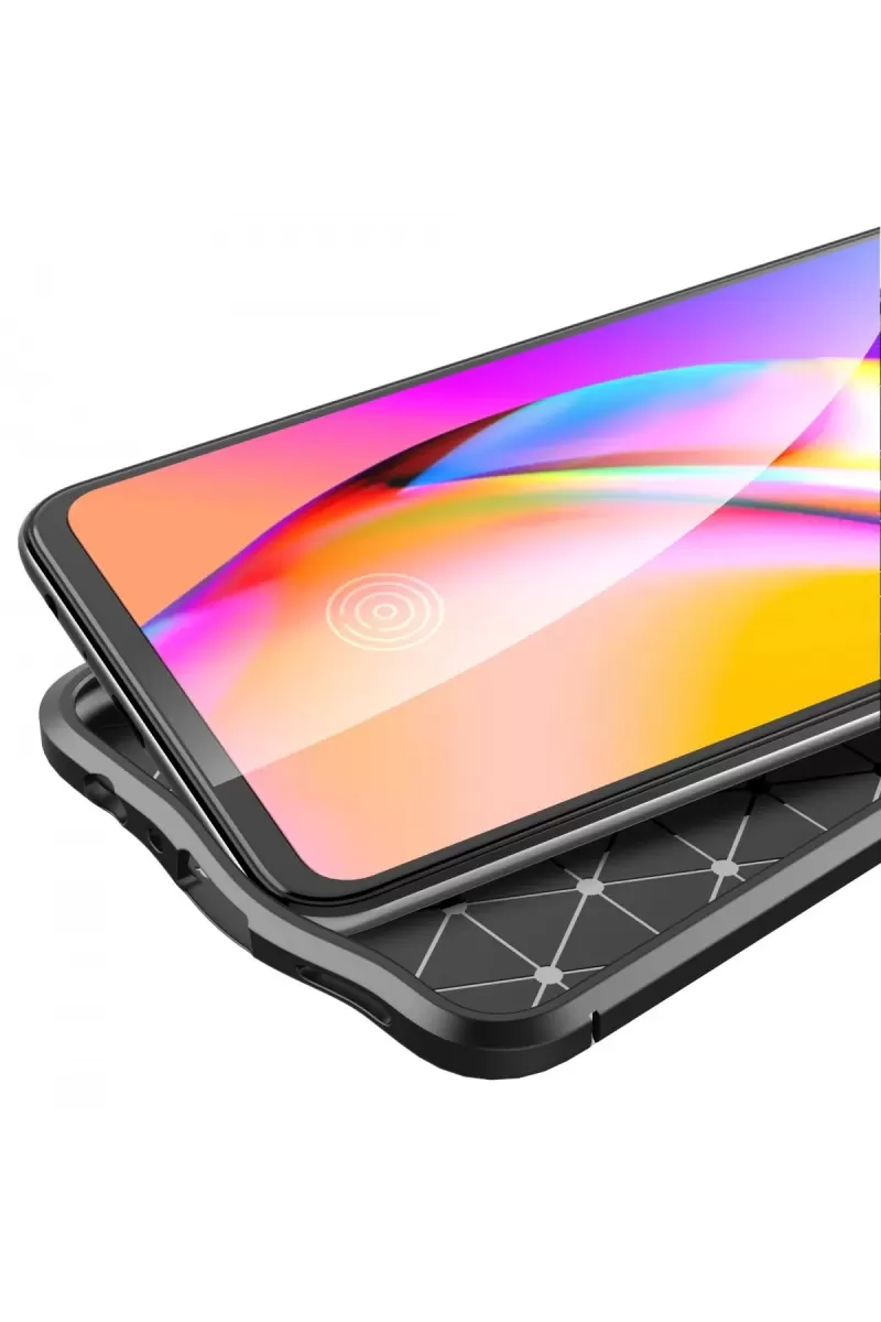 Newface Oppo Reno 5 Lite Kılıf Auto Focus Kapak - Kırmızı