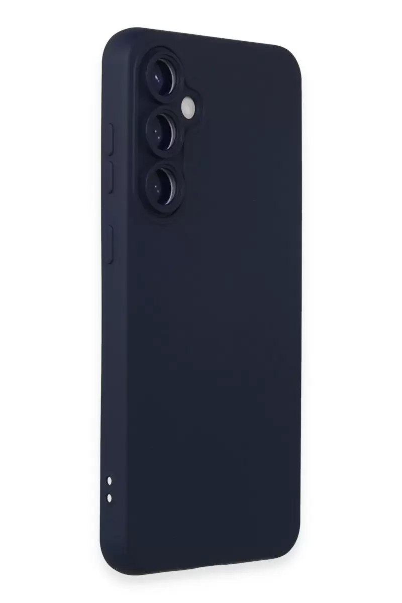 Newface Samsung Galaxy S23 FE Kılıf Nano içi Kadife Silikon - Lacivert