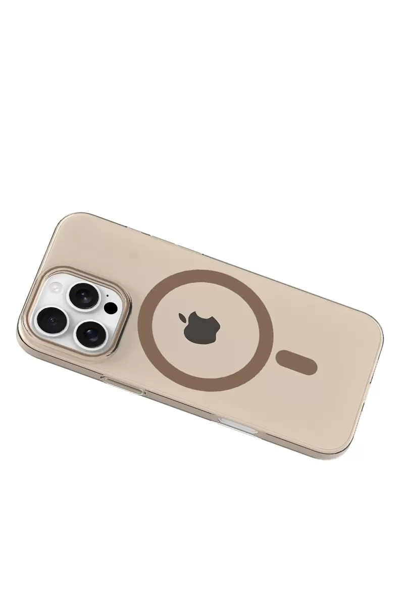 Joko Apple iPhone 16 Pro Max PC Blank Magsafe Kapak - Çöl Titanyum