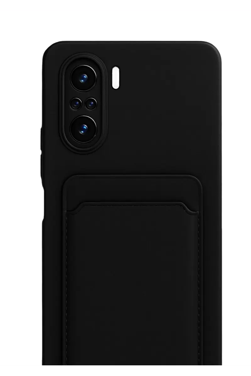 Newface Xiaomi Mi 11i Kılıf Kelvin Kartvizitli Silikon - Siyah