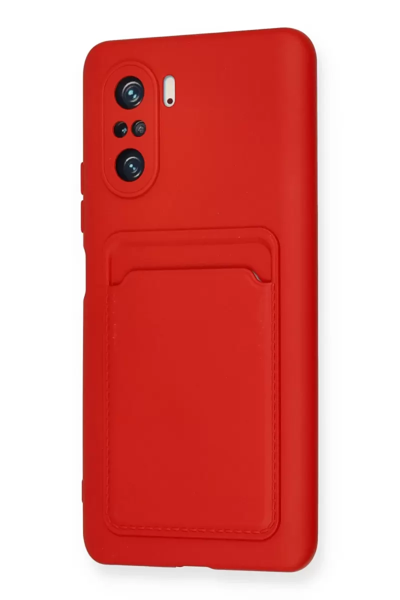 Newface Xiaomi Mi 11i Kılıf Kelvin Kartvizitli Silikon - Kırmızı