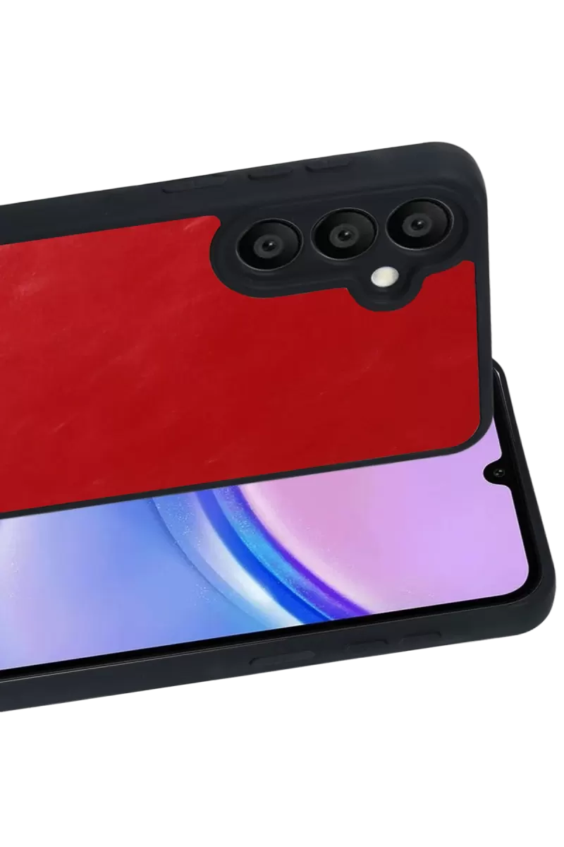 Newface Samsung Galaxy A57 5G Aras Deri Kapak - Kırmızı