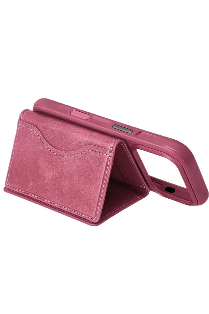 Joko Tema Magsafe Deri Kartlık - Pembe