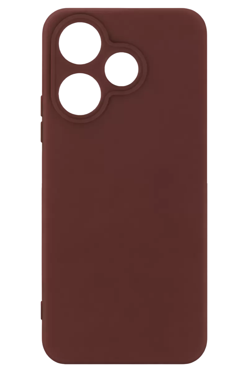 Newface Xiaomi Redmi 13 4G Kılıf First Silikon - Bordo