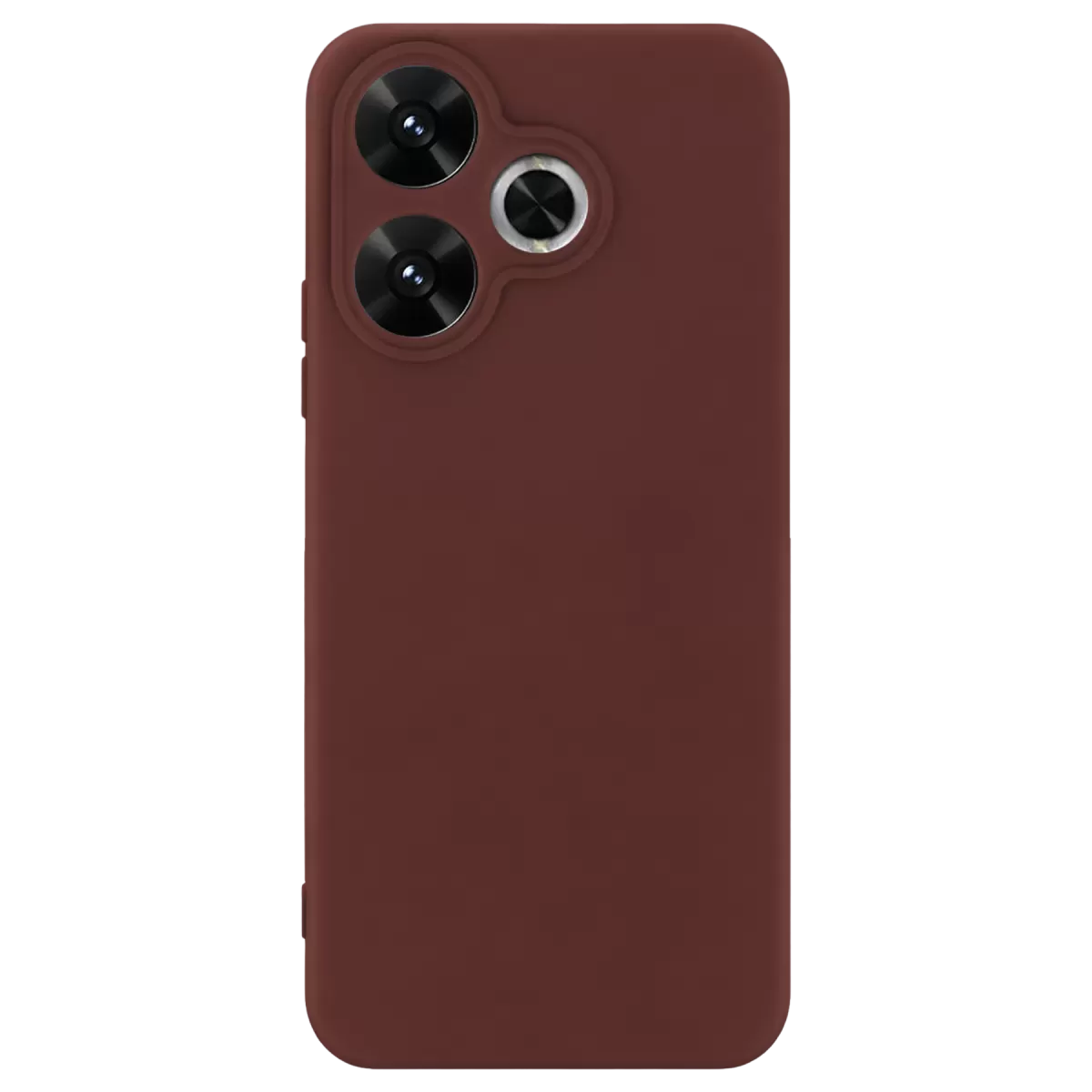 Newface Xiaomi Redmi 13 4G Kılıf First Silikon - Bordo