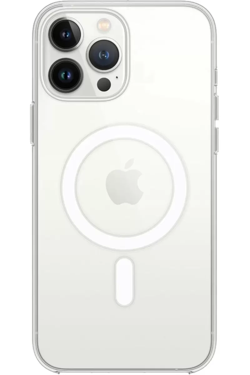 Newface Apple iPhone 16 Pro Max Kılıf Pc Real Magsafe Kapak - Şeffaf