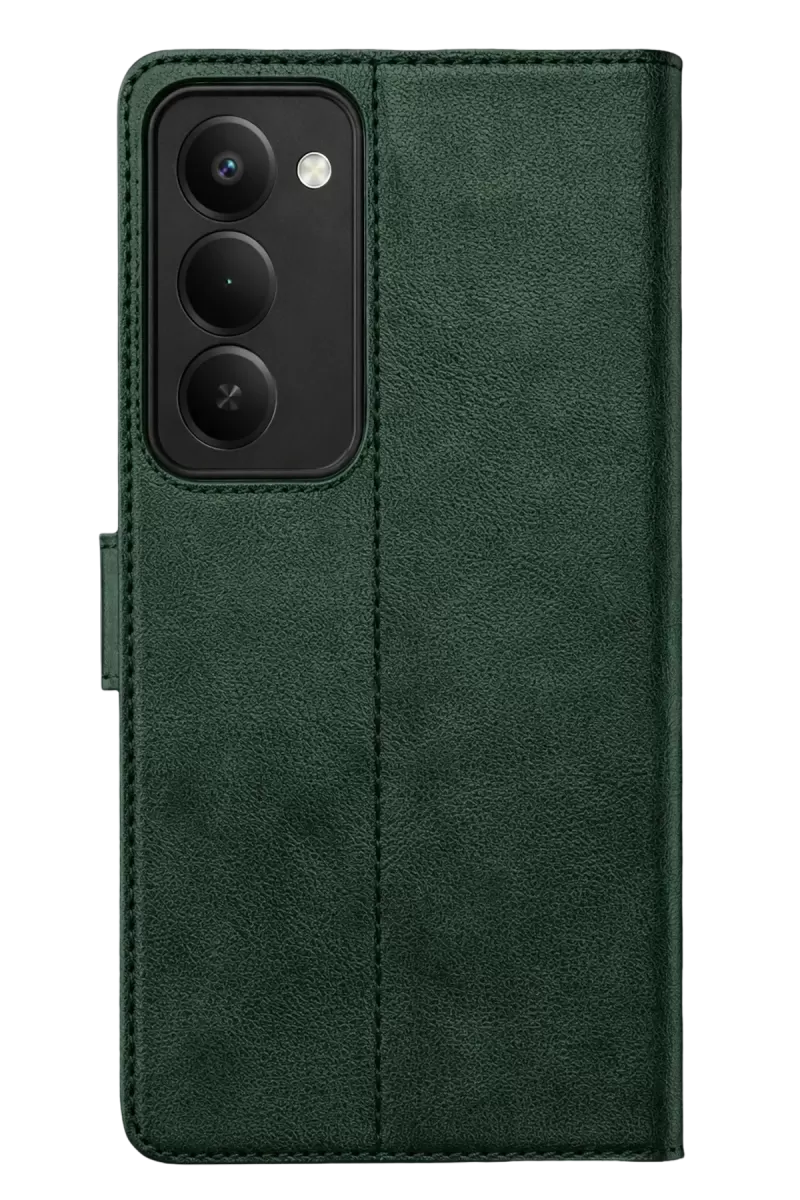 Newface Xiaomi Redmi 15 5G Trend S Plus Kapaklı Kılıf - Yeşil