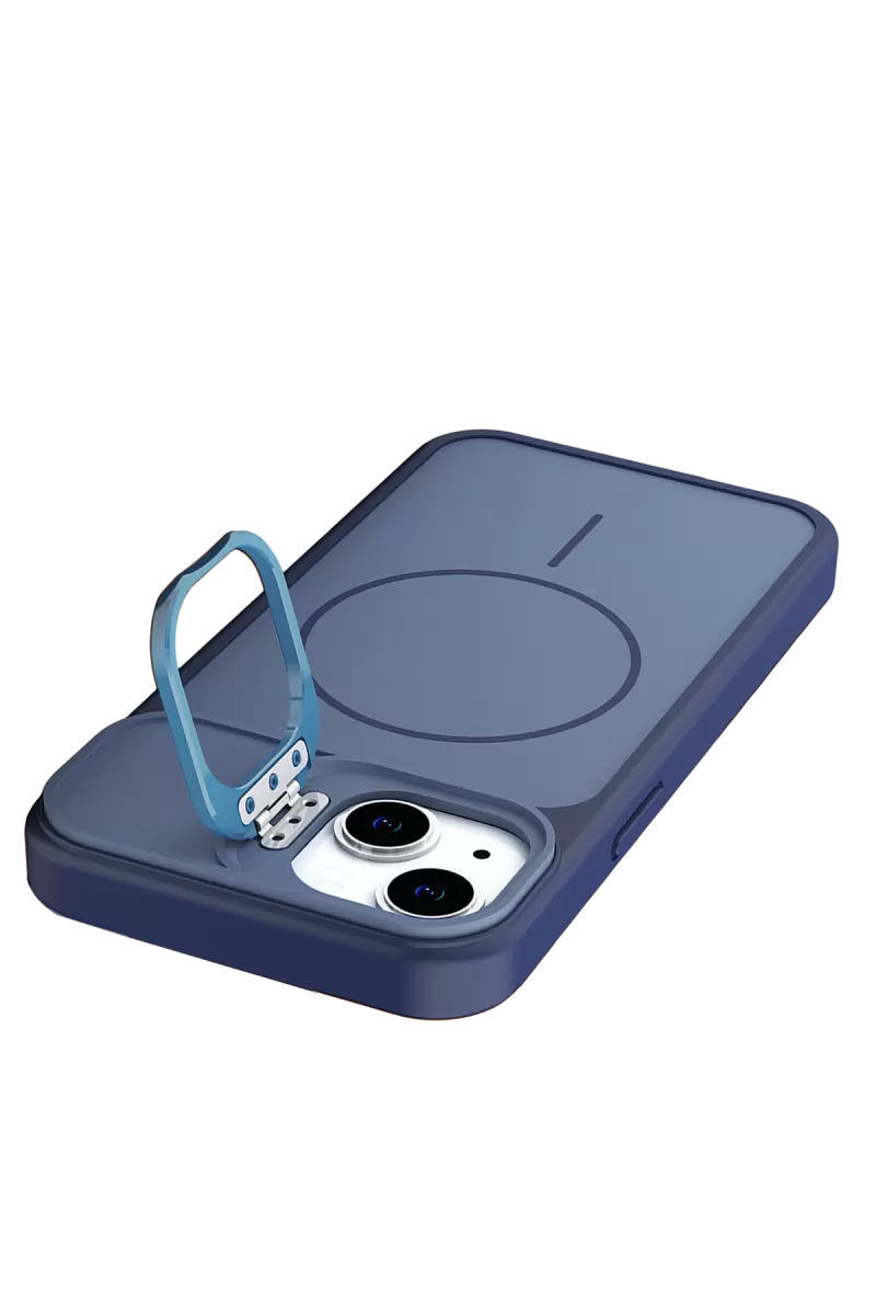 Joko Apple iPhone 15 Pale Magsafe Standlı Kapak - Mavi