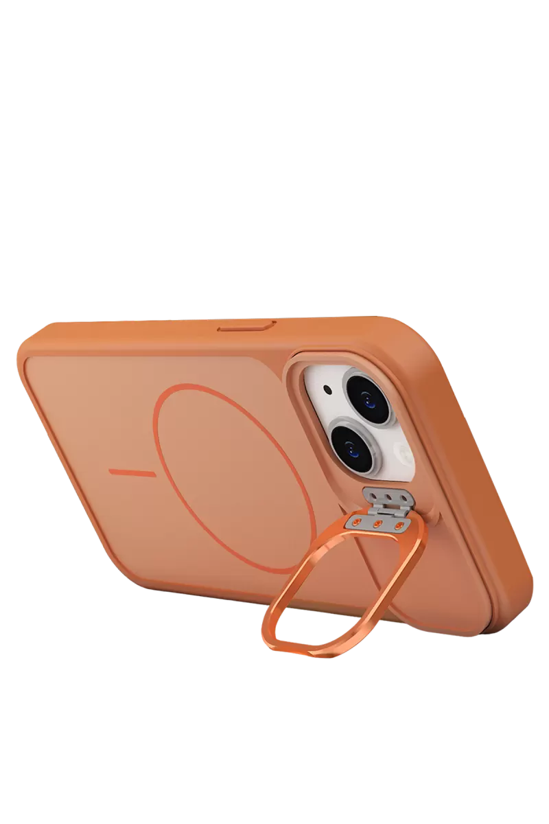 Joko Apple iPhone 15 Pale Magsafe Standlı Kapak - Turuncu