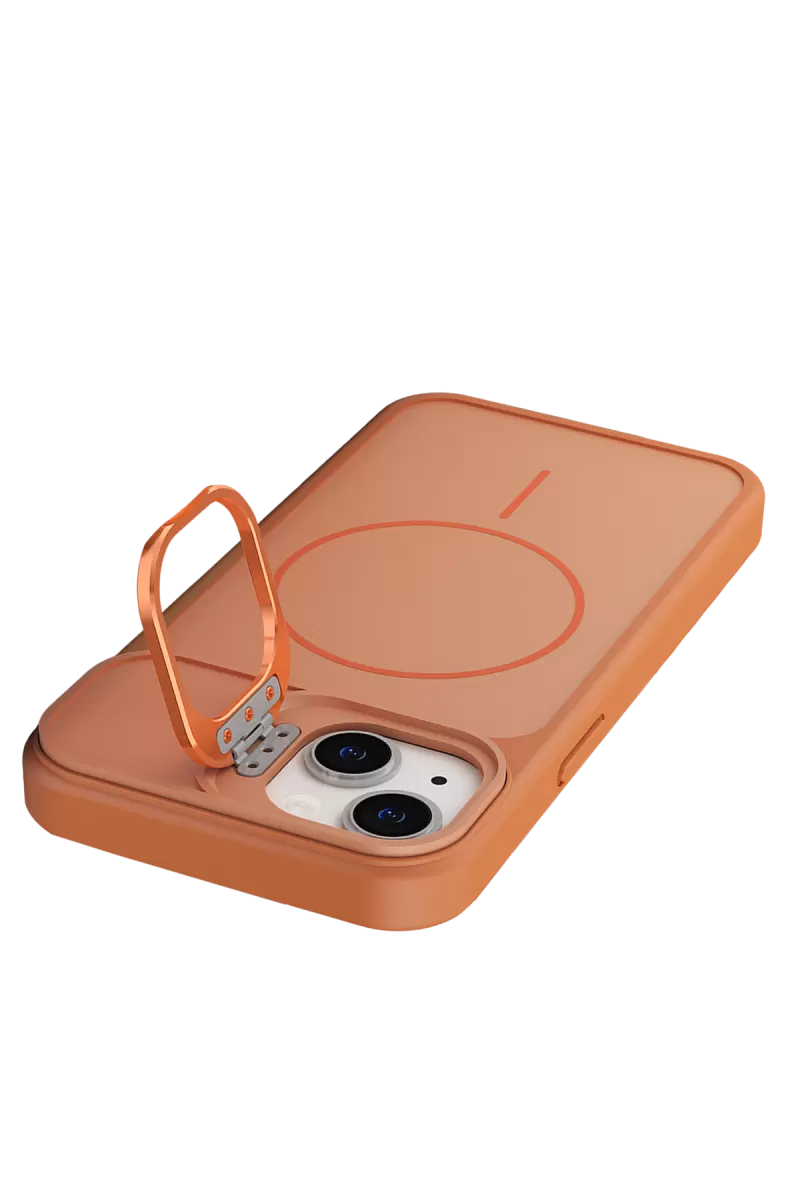 Joko Apple iPhone 15 Pale Magsafe Standlı Kapak - Turuncu