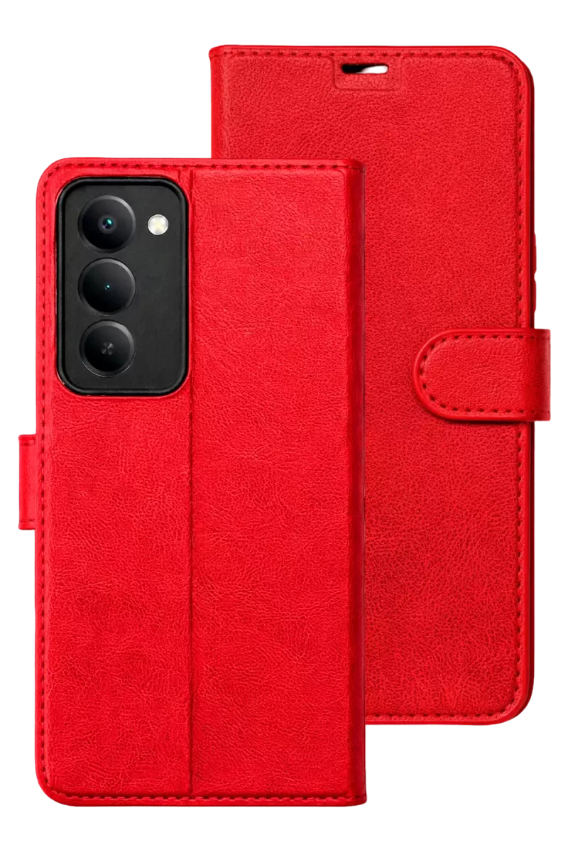 Newface Xiaomi Redmi 15 5G Trend S Plus Kapaklı Kılıf - Kırmızı