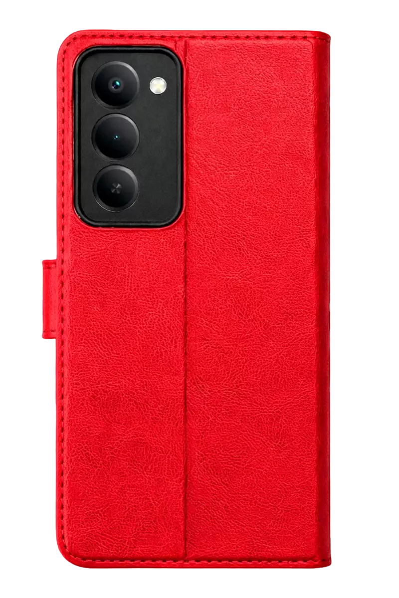 Newface Xiaomi Redmi 15 5G Trend S Plus Kapaklı Kılıf - Kırmızı