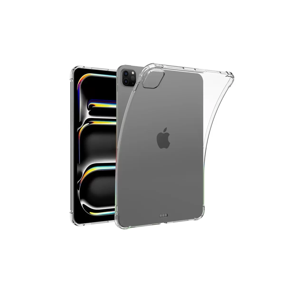 Newface Apple iPad Pro 11 (2024) Kılıf Anti Shock Tablet Silikon - Şeffaf