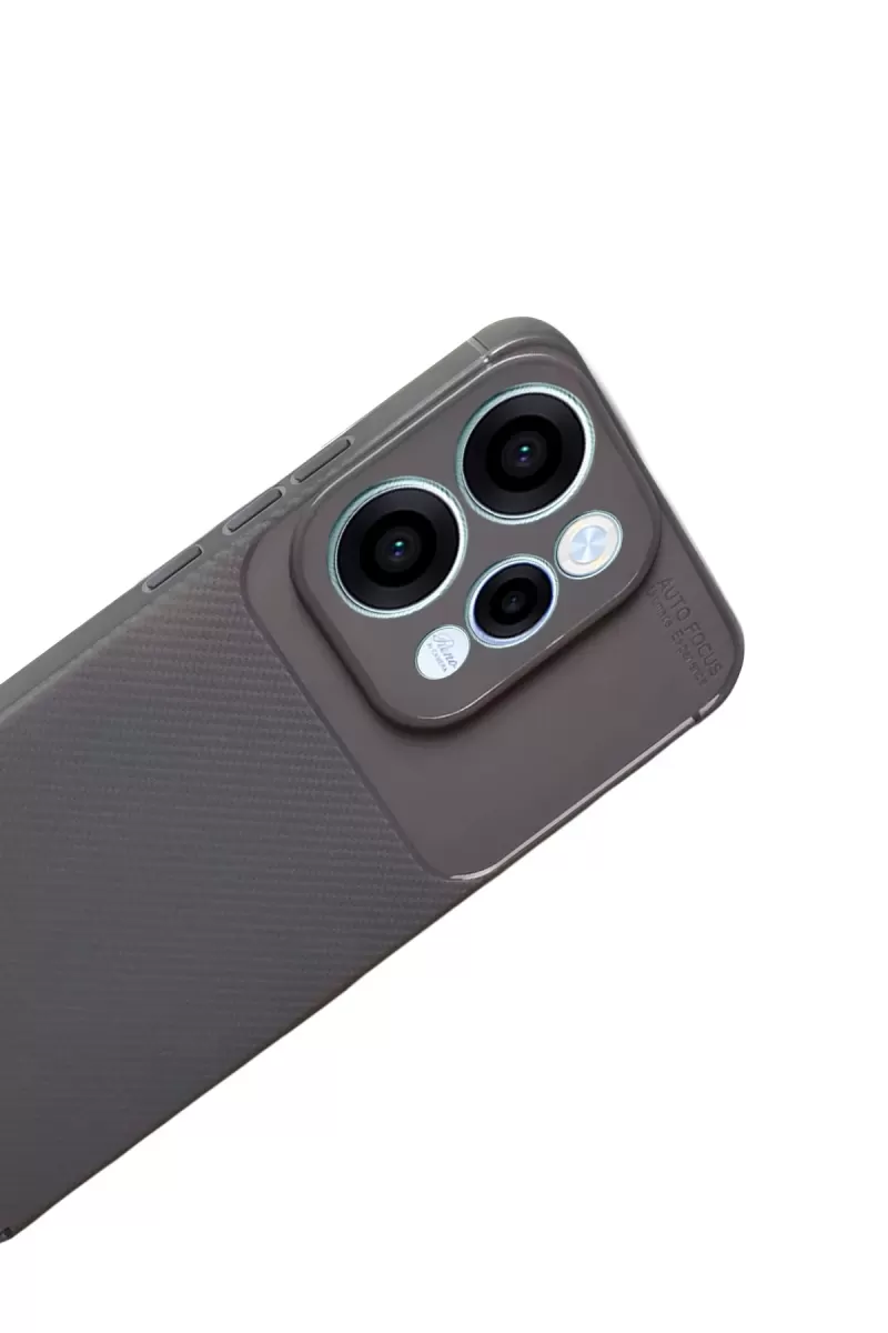Newface Oppo Reno 15 Auto Focus Karbon Kapak - Gri