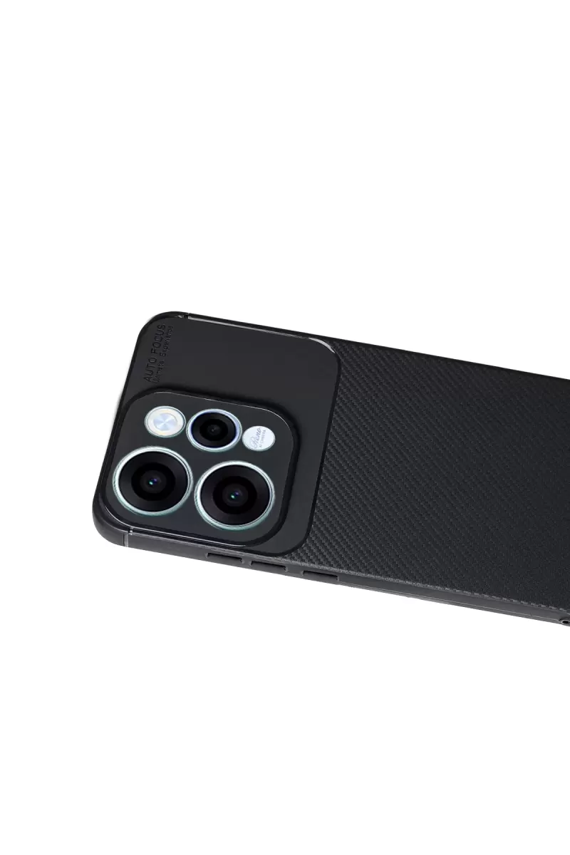 Newface Oppo Reno 15 Auto Focus Karbon Kapak - Siyah