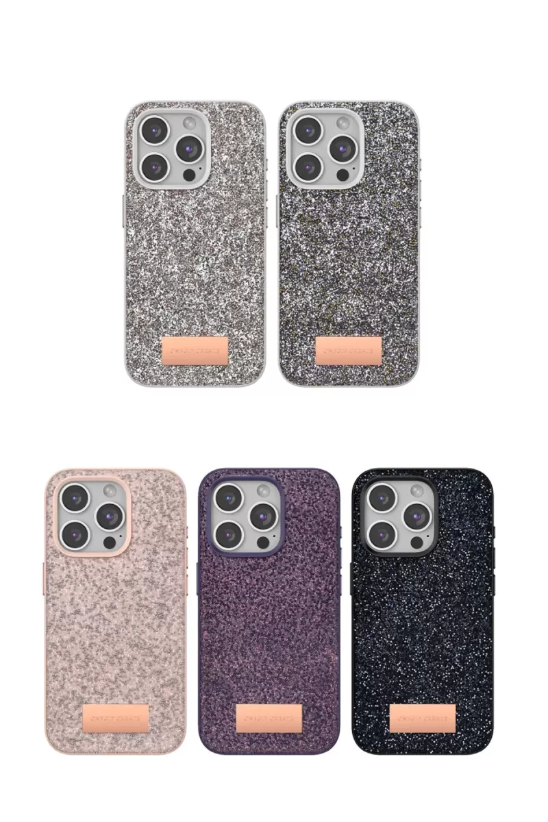 Onegif Apple iPhone 14 Bright Simli Kapak - Gold