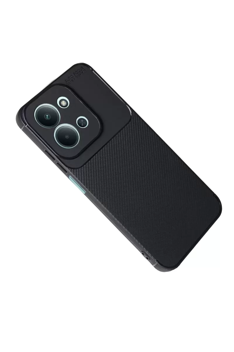 Newface Xiaomi Redmi 15C 5G Auto Focus Karbon Kapak - Siyah