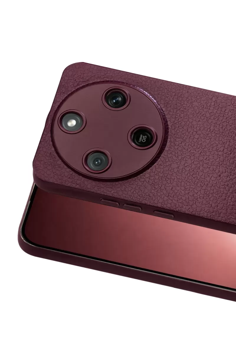 Newface Huawei Honor Magic 8 Lite Thermax Silikon Kılıf - Bordo