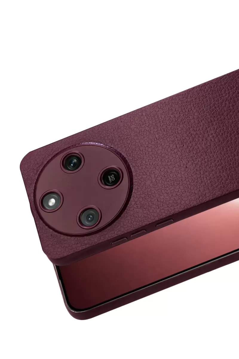 Newface Huawei Honor Magic 8 Lite Thermax Silikon Kılıf - Bordo