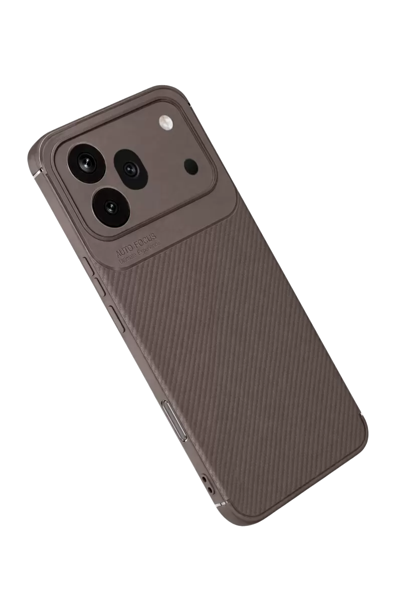 Newface Huawei Honor 600 Pro Auto Focus Karbon Kapak - Gri