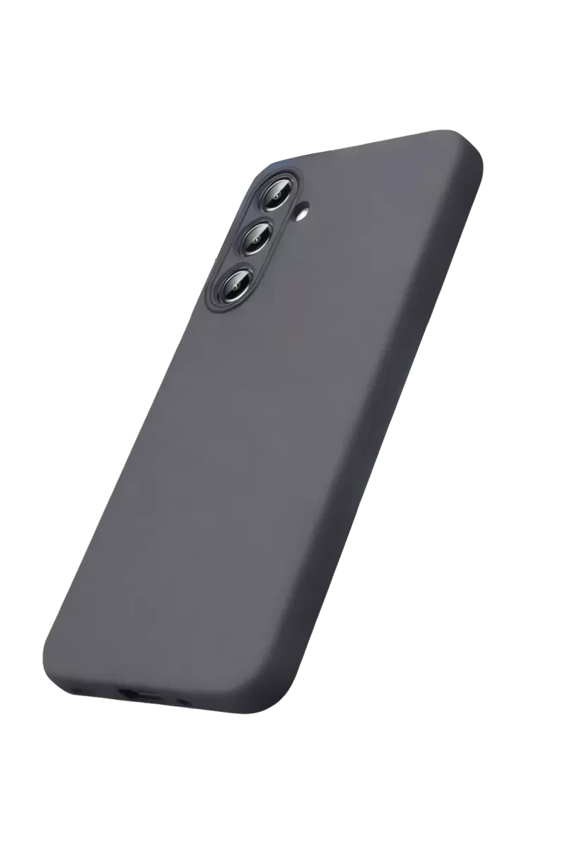 Newface Samsung Galaxy S26 Nano içi Kadife Silikon - Gri