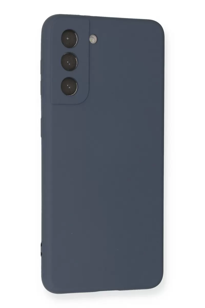 Newface Samsung Galaxy S21 Kılıf Nano içi Kadife Silikon - Gri