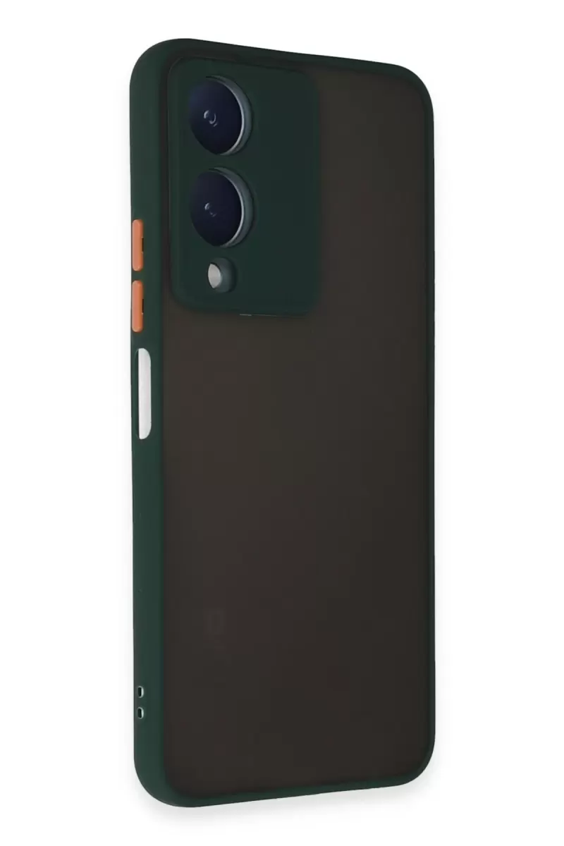 Newface Vivo Y17S Kılıf Montreal Silikon Kapak - Yeşil