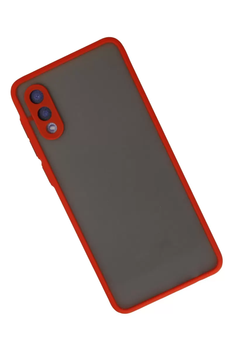 Newface Samsung Galaxy A02 Kılıf Montreal Silikon Kapak - Kırmızı