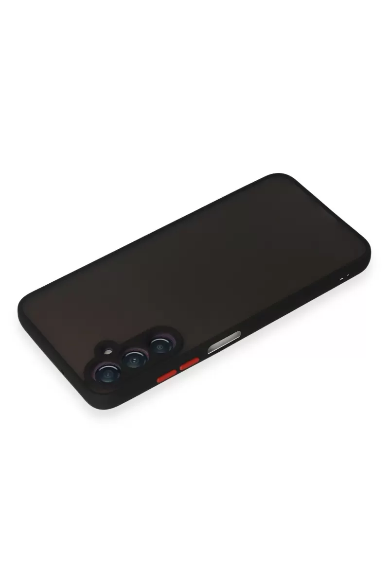 Newface Samsung Galaxy A05S Kılıf Montreal Silikon Kapak - Siyah