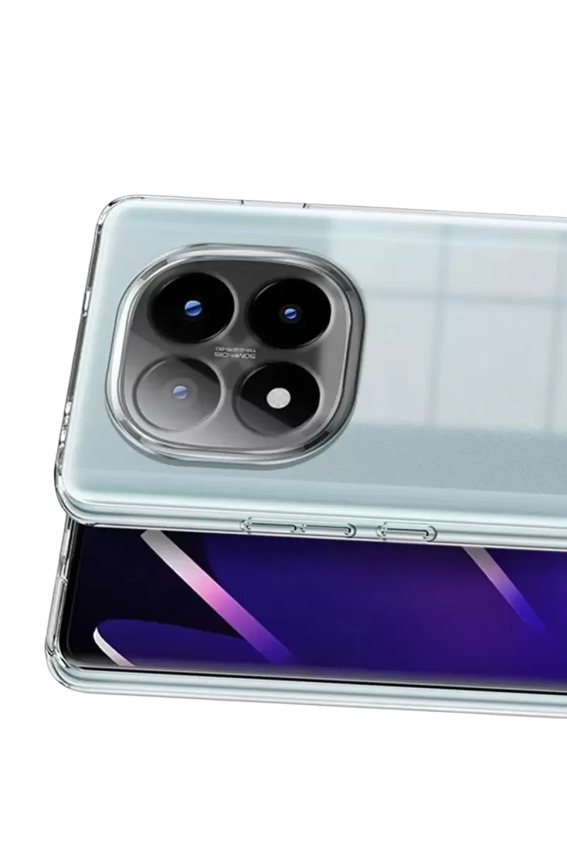 Newface Xiaomi Redmi Note 15 Pro 4G Lüx Şeffaf Silikon - Şeffaf