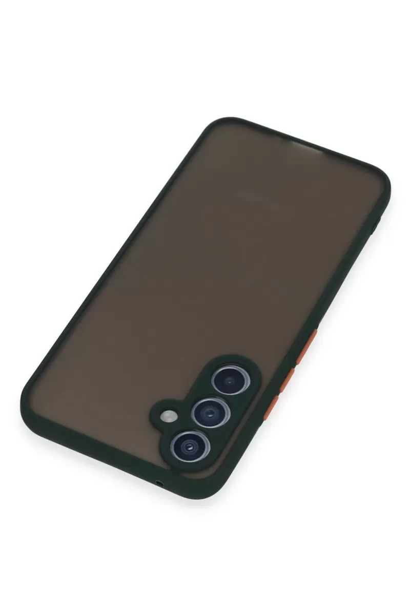 Newface Samsung Galaxy A54 5G Kılıf Montreal Silikon Kapak - Yeşil