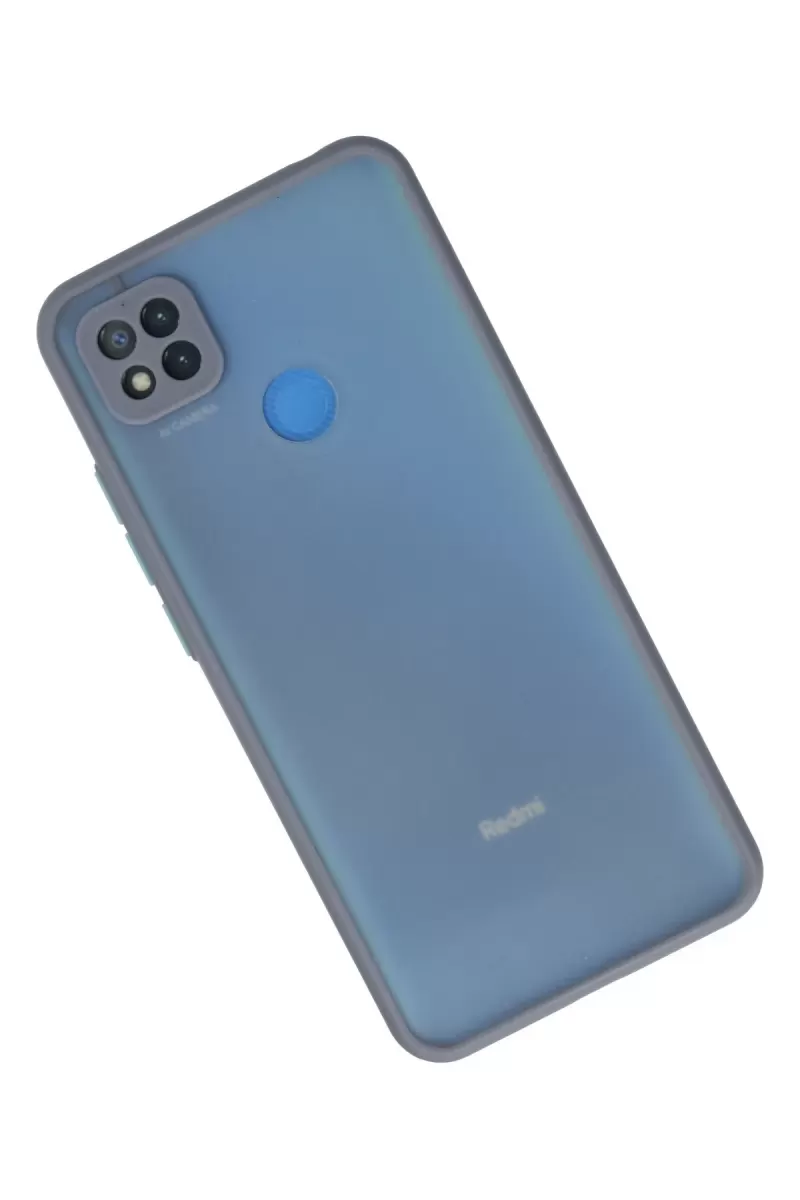 Newface Xiaomi Redmi 9C Kılıf Montreal Silikon Kapak - Gri
