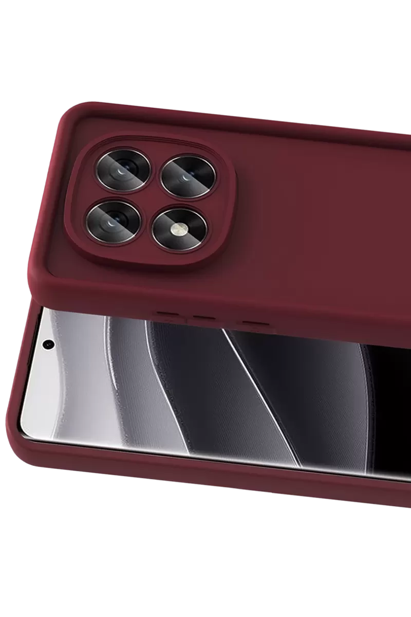 Newface Xiaomi Redmi Note 15 Pro 5G Viera Silikon - Bordo
