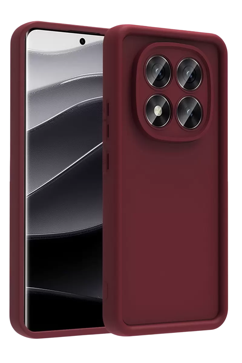 Newface Xiaomi Redmi Note 15 Pro 4G Viera Silikon - Bordo
