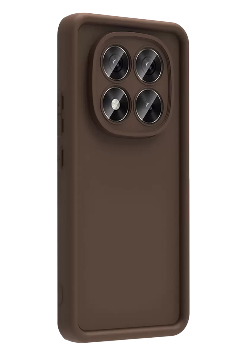 Newface Xiaomi Redmi Note 15 4G Viera Silikon - Kahverengi