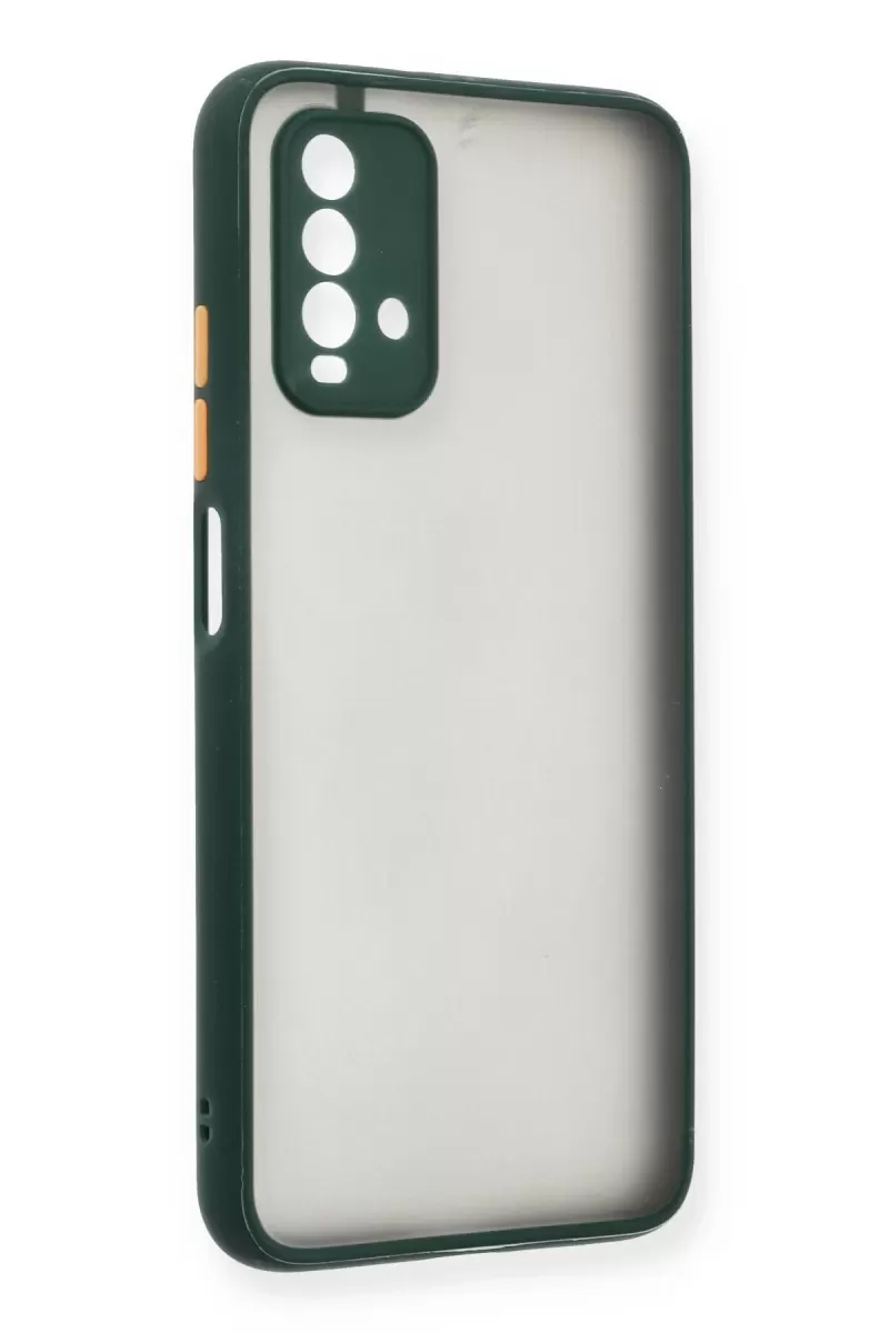 Newface Xiaomi Redmi 9T Kılıf Montreal Silikon Kapak - Yeşil