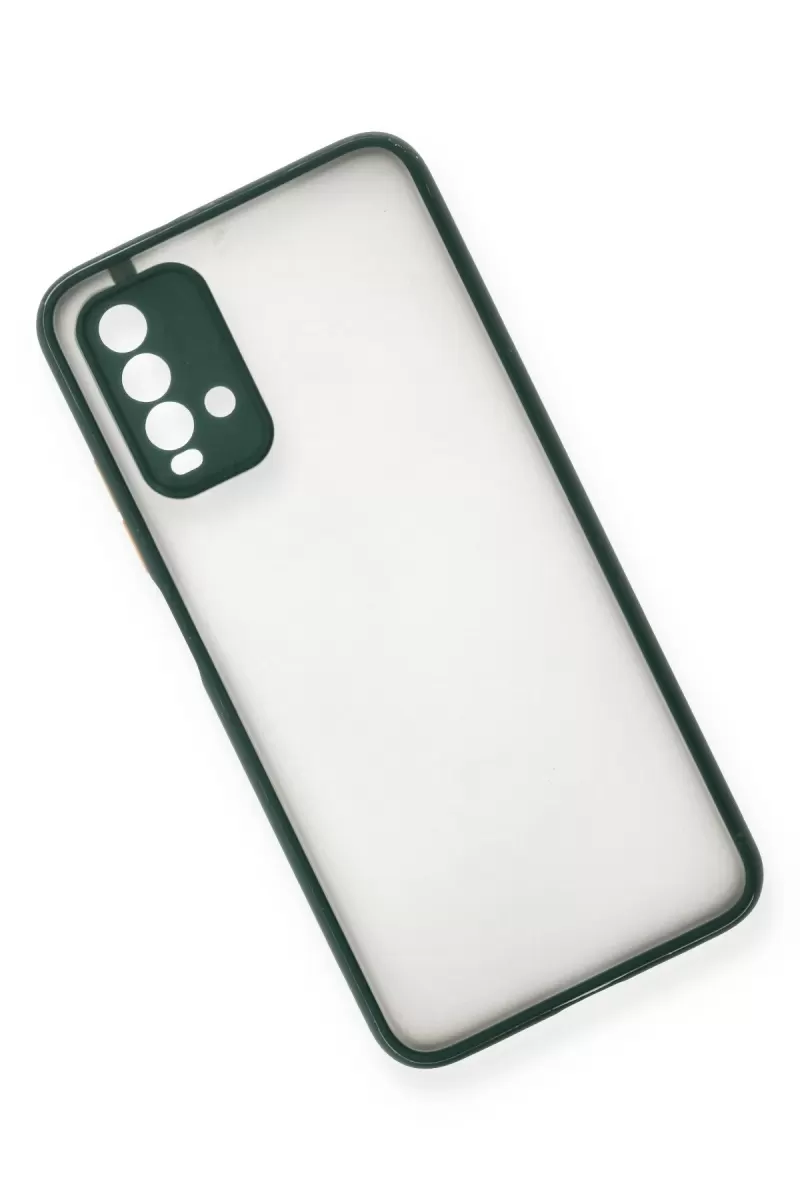 Newface Xiaomi Redmi 9T Kılıf Montreal Silikon Kapak - Yeşil