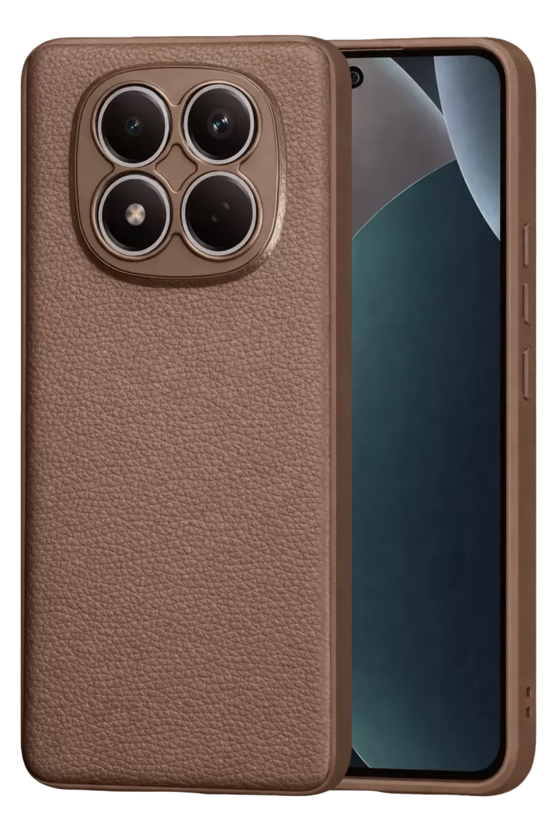 Newface Xiaomi Redmi Note 15 4G Thermax Silikon Kılıf - Kahverengi