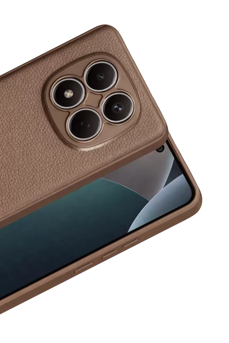 Newface Xiaomi Redmi Note 15 4G Thermax Silikon Kılıf - Kahverengi