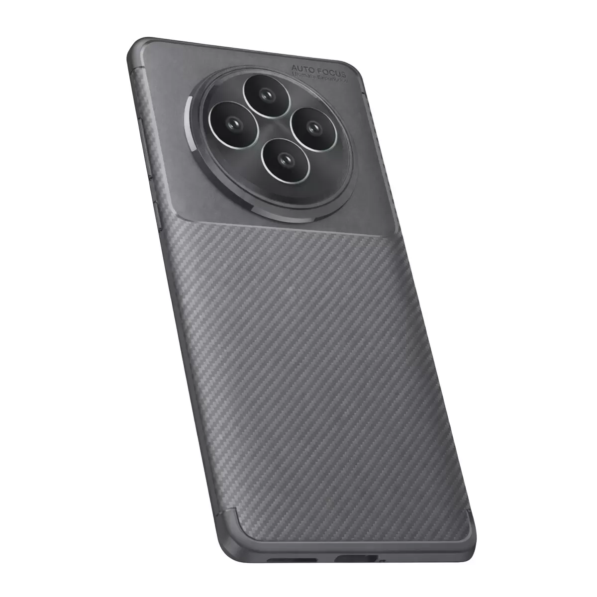 Newface Oppo Reno 11 FS Kılıf Auto Focus Karbon Kapak - Gri