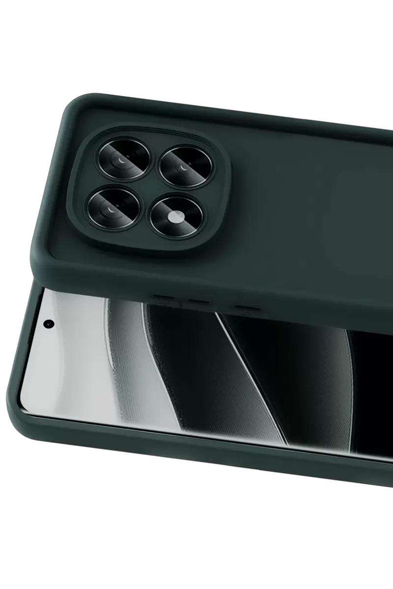 Newface Xiaomi Redmi Note 15 Pro 5G Viera Silikon - Koyu Yeşil