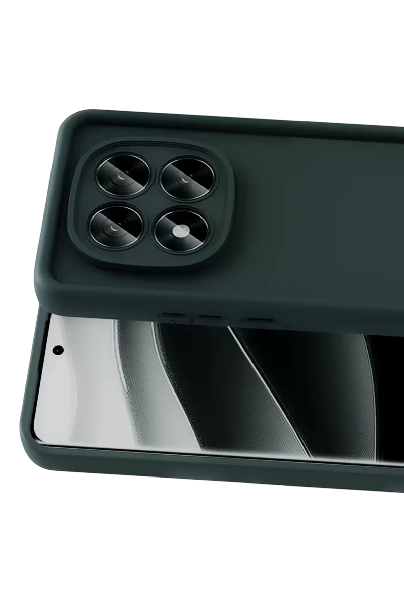 Newface Xiaomi Redmi Note 15 4G Viera Silikon - Koyu Yeşil